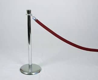 stanchion with red rope